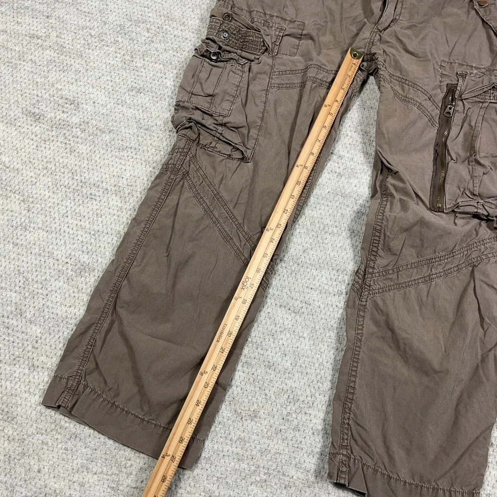 Vintage Polo Ralph Lauren Cargo Pants Men 36x30 Brown Paratropper Military RL 67